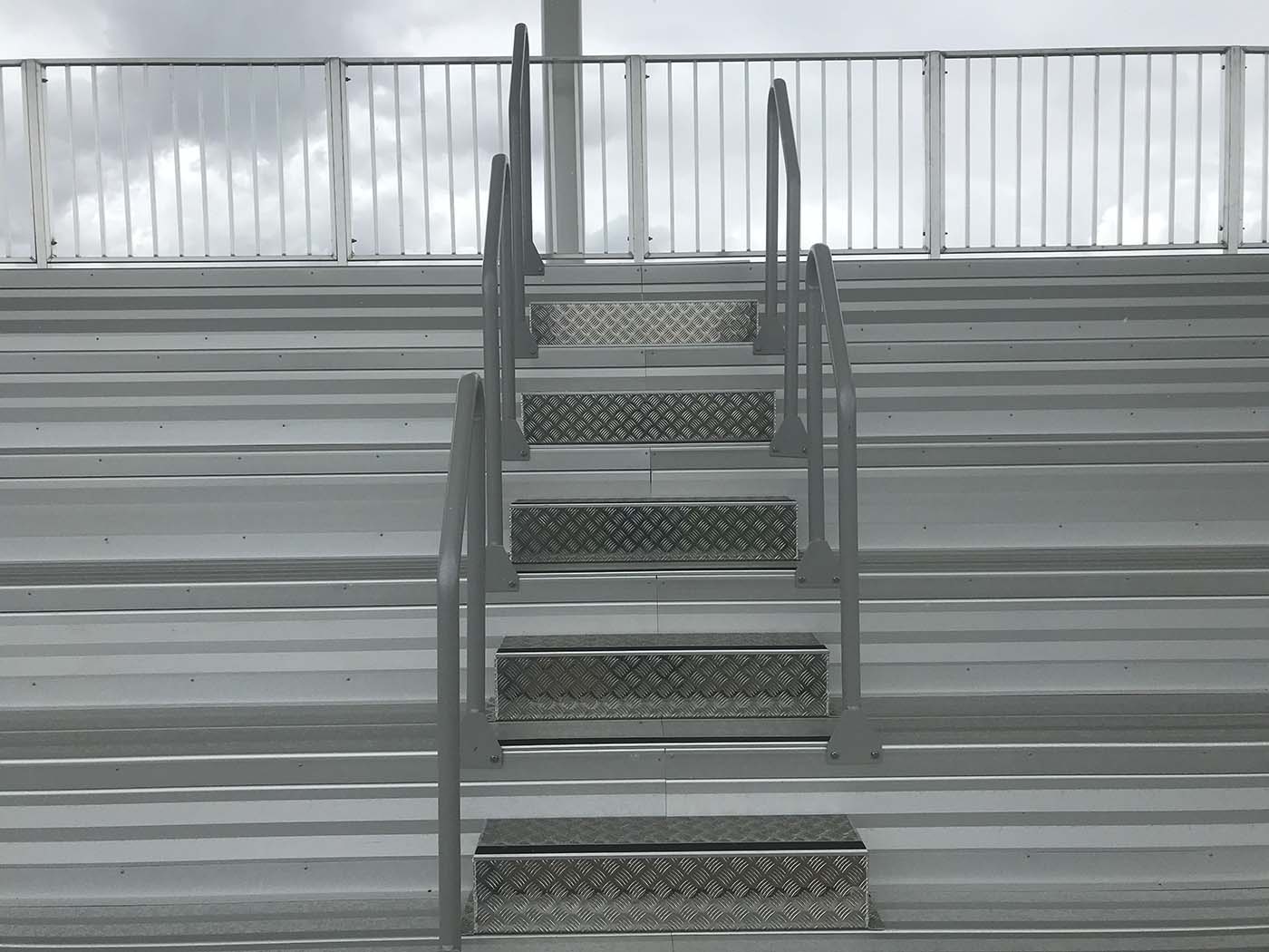 Aluminium stadium seating